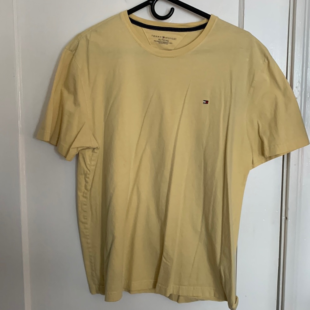 Tommy Hilfiger XL Yellow T-Shirt